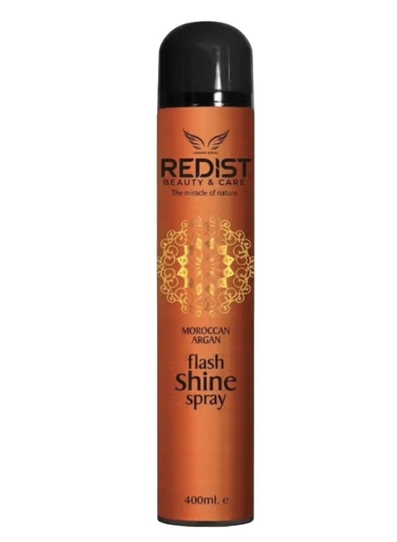 REDIST Flash Shine Hair Spray 400ml  Instant Glossy Finish in Seconds | Lightweight & Non-Sticky | For All Hair Types - Image 1