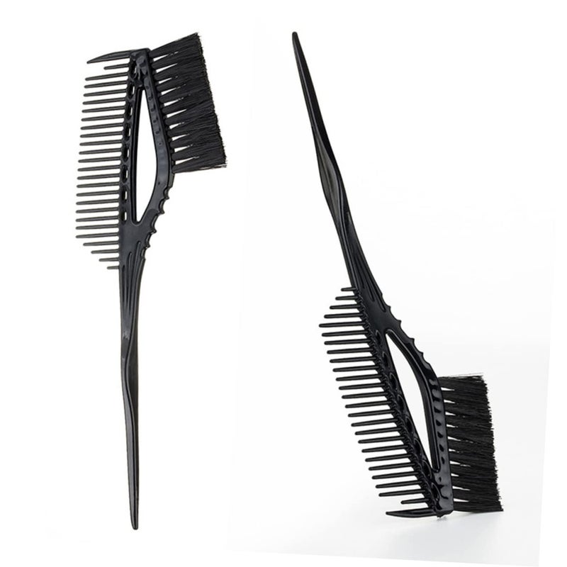 Outanaya Hair Dyeing Tool Set Durable Black Dyeing Plate and Brush for Professional and Home Use Essential Hair Coloring Supplies for Diy Highlights and Tipping - Image 4