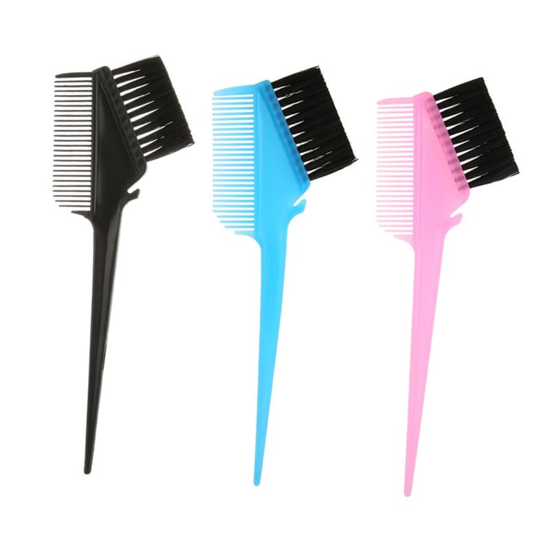 Outanaya Hair Dyeing Tool Set Durable Black Dyeing Plate and Brush for Professional and Home Use Essential Hair Coloring Supplies for Diy Highlights and Tipping - Image 3