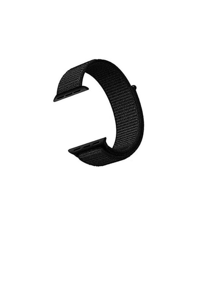 ماركة غير محددة - Nylon Sport Band for Apple Watch 38mm 40mm 41mm Soft Replacement Strap for iWatch Series 8/Ultra/7/6/SE/5/4/3/2/1 - Image 1