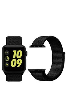 Generic Nylon Sport Band for Apple Watch 38mm 40mm 41mm Soft Replacement Strap for iWatch Series 8/Ultra/7/6/SE/5/4/3/2/1  - Image 4
