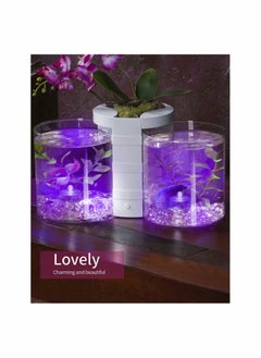Y&D Waterproof LED Candle Light, Purple Flameless Tea Lights, Underwater Battery Operated Seasonal Festival Celebration Light for Table, Wedding Centerpieces, Party, 12 Pack  - Image 5