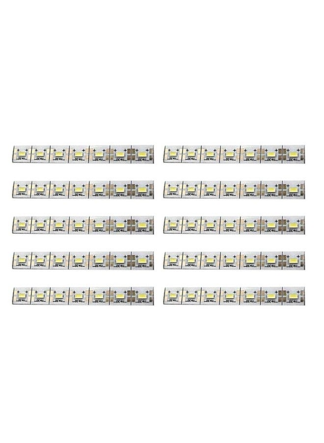 Electronicspices Electronic Spices 4V 7 LED strip aluminium Light Bulbs , Multicolour - Pack of 10 - Image 3