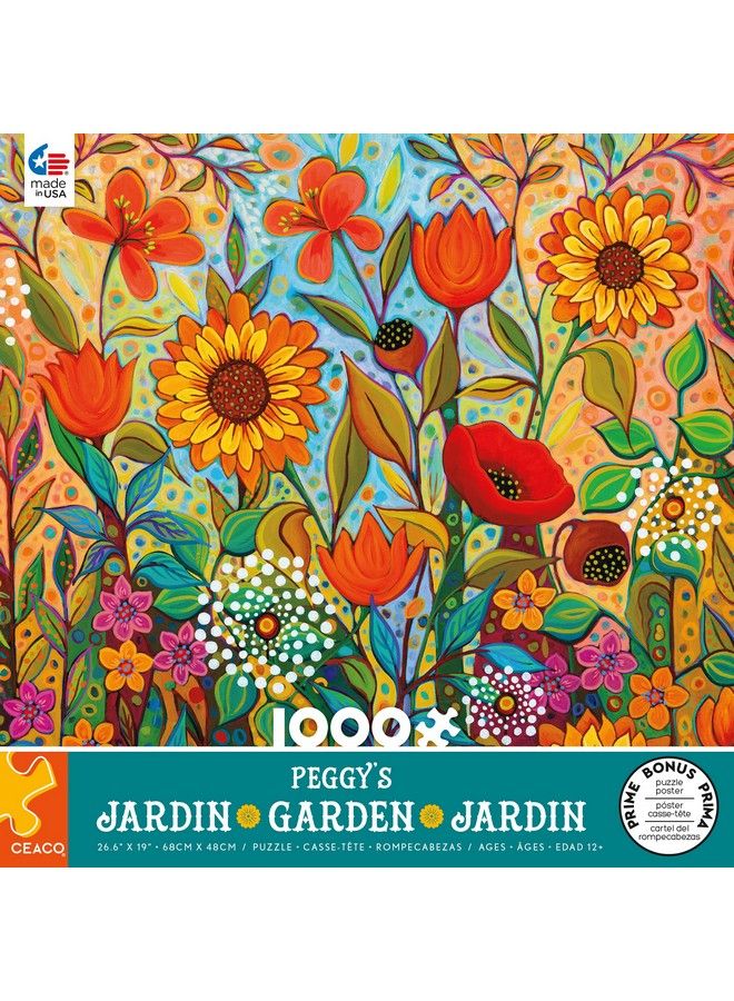 Ceaco Peggy Garden Joy In The Morning 1000 Piece Jigsaw Puzzle - Image 3