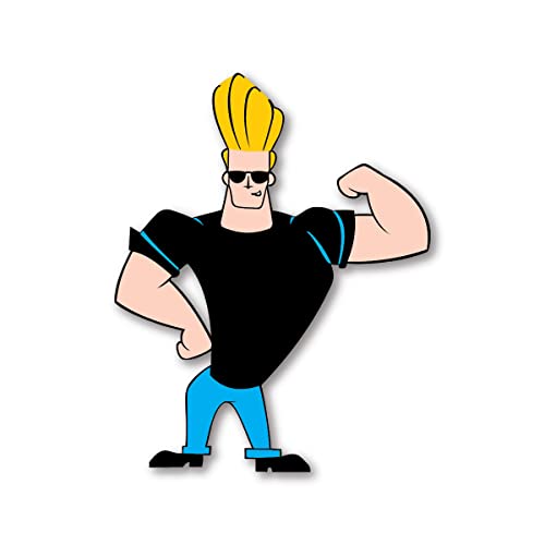 Bhai Please Johnny Bravo Wooden Fridge Magnet (Pack of 1) | Cartoon Characters, Movie, TV, Comics, Anime | Fridge Decorations | Gift for Friends, Colleagues, Gen Y | Birthday, Return Gift - Image 1