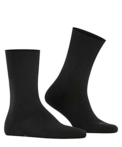 FALKE Unisex Run Socks, Light Cushion, Sporty, Classic Athleisure, Lightweight, Breathable, Skin-Friendly, Cotton, Black (Black 3000), 10.5-11.5, 1 Pair - Image 4
