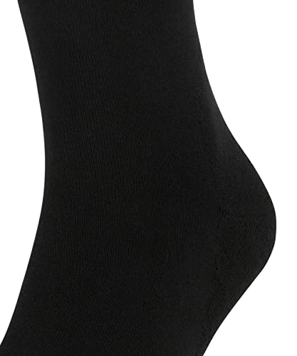 FALKE Unisex Run Socks, Light Cushion, Sporty, Classic Athleisure, Lightweight, Breathable, Skin-Friendly, Cotton, Black (Black 3000), 10.5-11.5, 1 Pair - Image 5