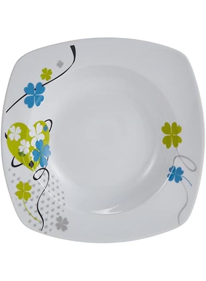 SYMPHONY Square Dinner Set 20 Pieces White - Image 4