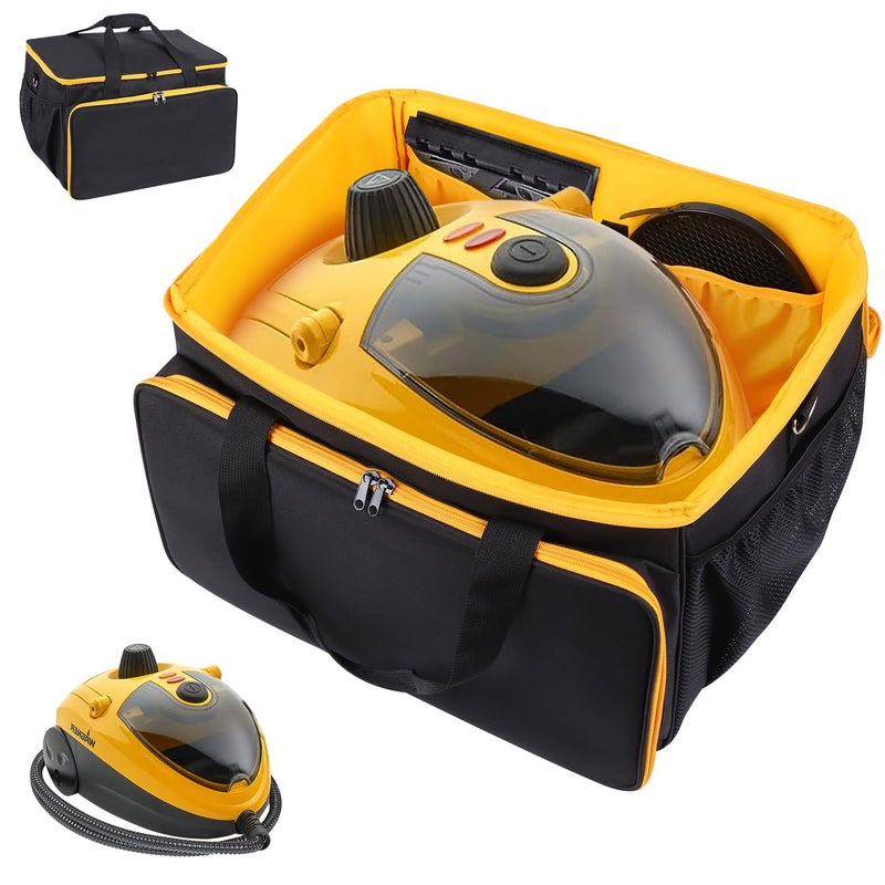 Yumt Adjustable Storage Bag Compatible with Wagner Spraytech C900134 Steamer Portable Steam Cleaner Carry Bag with Extra Pockets for Accessories Bag Only