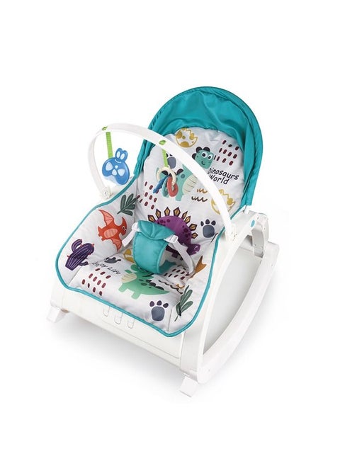 Baby Rocking Chair With Vibration And Music Multipurpose Infant-To-Toddler Reclining Suitable For Newborn Babies Up To 3 Years Old Multicolour