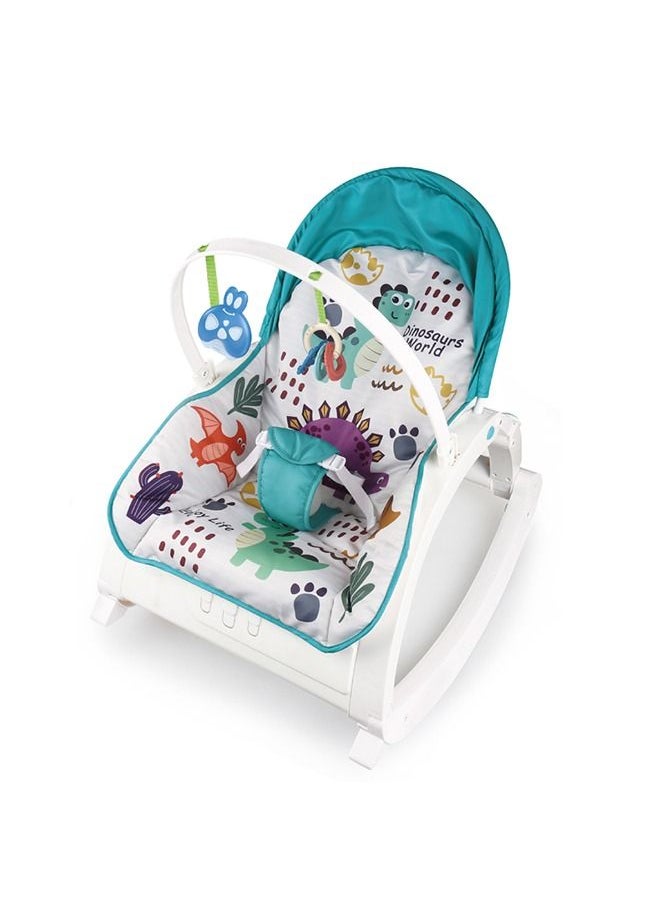 JSAITOYS - Baby Rocking Chair With Vibration And Music Multipurpose Infant-To-Toddler Reclining Suitable For Newborn Babies Up To 3 Years Old Multicolour - Image 1
