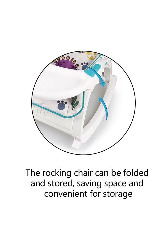 JSAITOYS - Baby Rocking Chair With Vibration And Music Multipurpose Infant-To-Toddler Reclining Suitable For Newborn Babies Up To 3 Years Old Multicolour - Image 1
