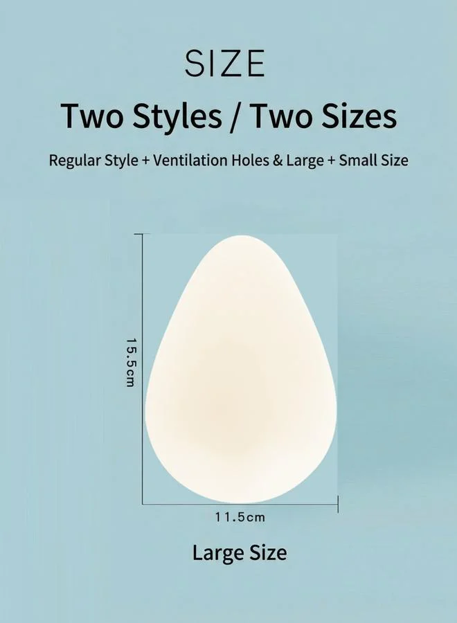 Take Two Silicone Stick-On Push Up Bra, 11.5x15.5 cm