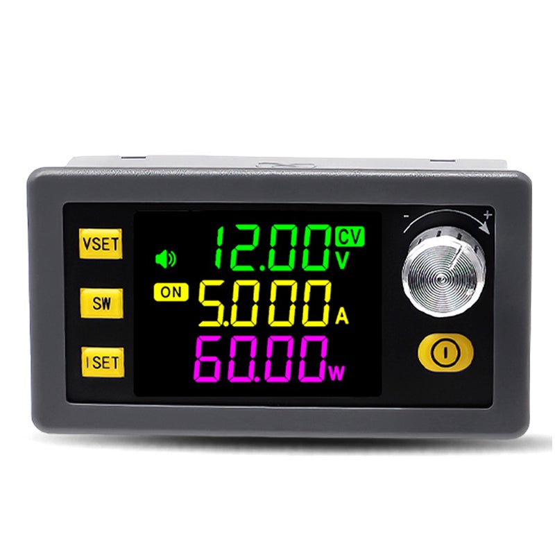 وحدة طاقة منظم جهد تيار مباشر رقمي مع شاشة LCD ملونة VA بزاوية عرض كاملة تدعم ترقية البرامج المضمنة ومتابعة نقطة القوة القصوى لشحن الطاقة الشمسية والاتصال التسلسلي - Image 1