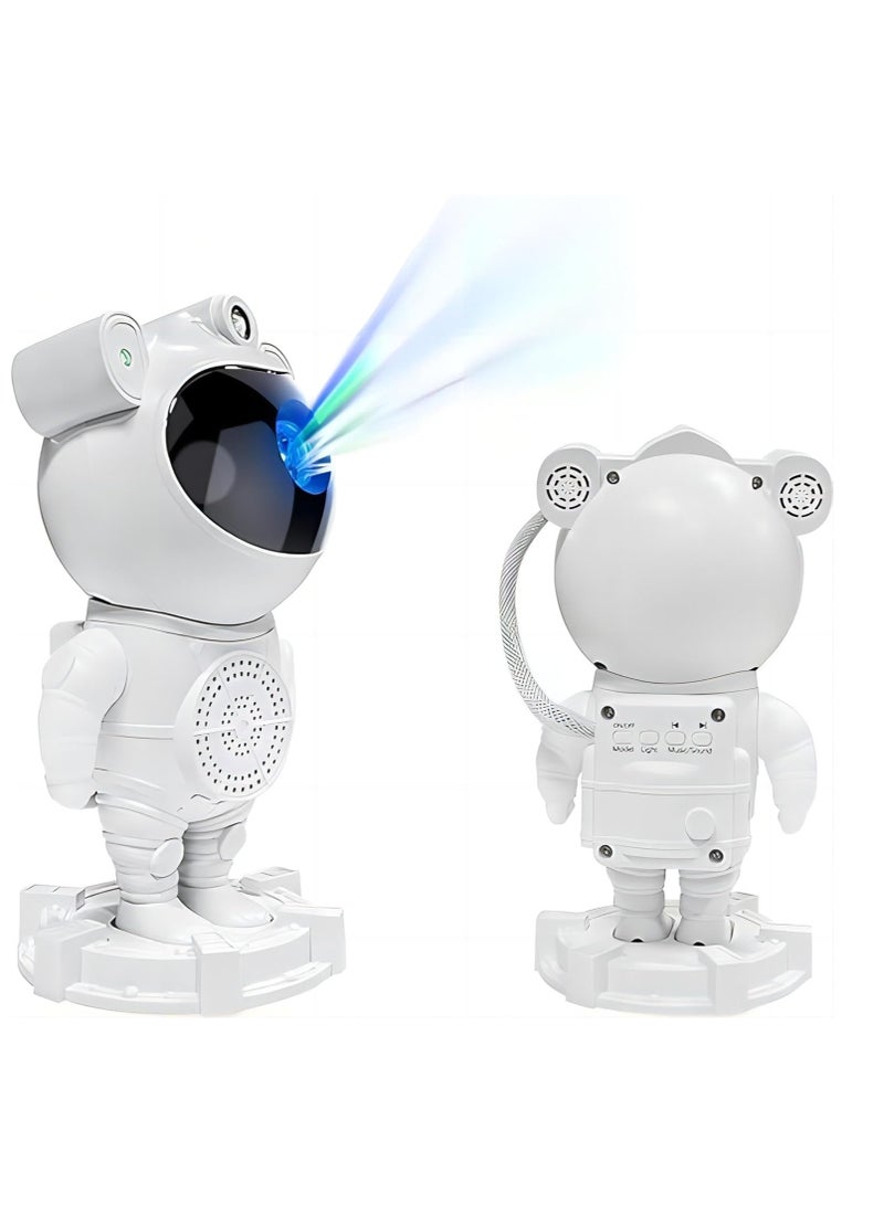 ELTRAZONE Star Night Lamp Galaxy Projector – Kids' Bedroom Ceiling Decoration with LED Robot Spaceman Design  - Image 1