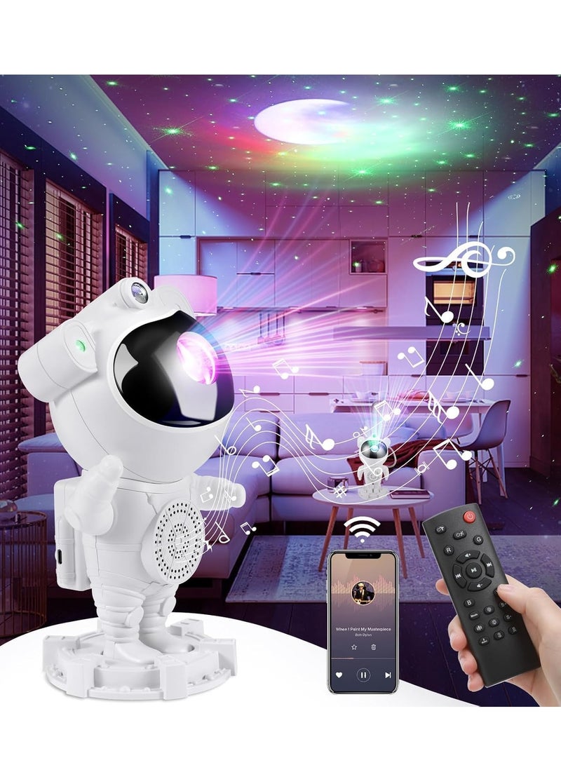 ELTRAZONE Star Night Lamp Galaxy Projector – Kids' Bedroom Ceiling Decoration with LED Robot Spaceman Design  - Image 2