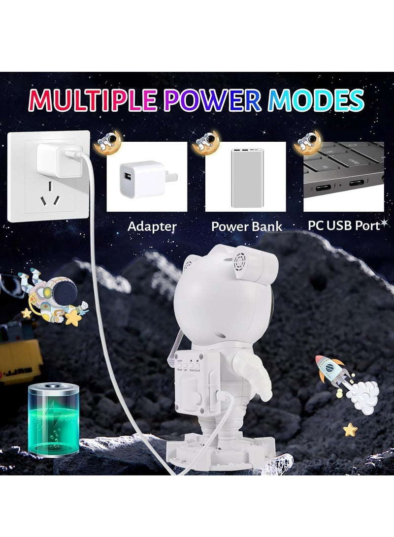 ELTRAZONE Star Night Lamp Galaxy Projector – Kids' Bedroom Ceiling Decoration with LED Robot Spaceman Design  - Image 5