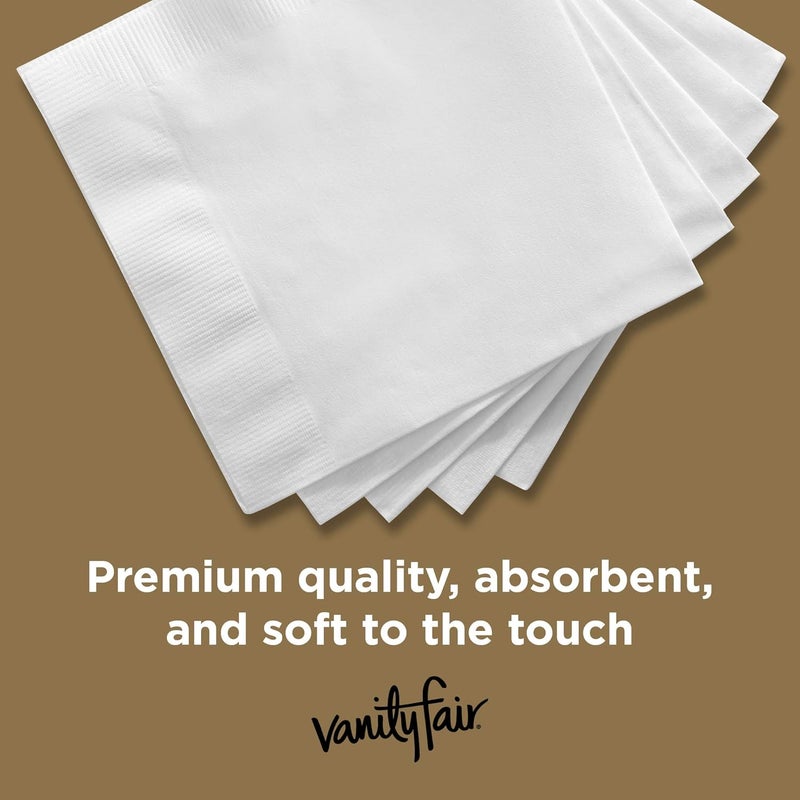 Vanity Fair Entertain Paper Napkins, 40 Count (Pack of 8), Disposable Napkins Made For Entertaining And Events - Image 5