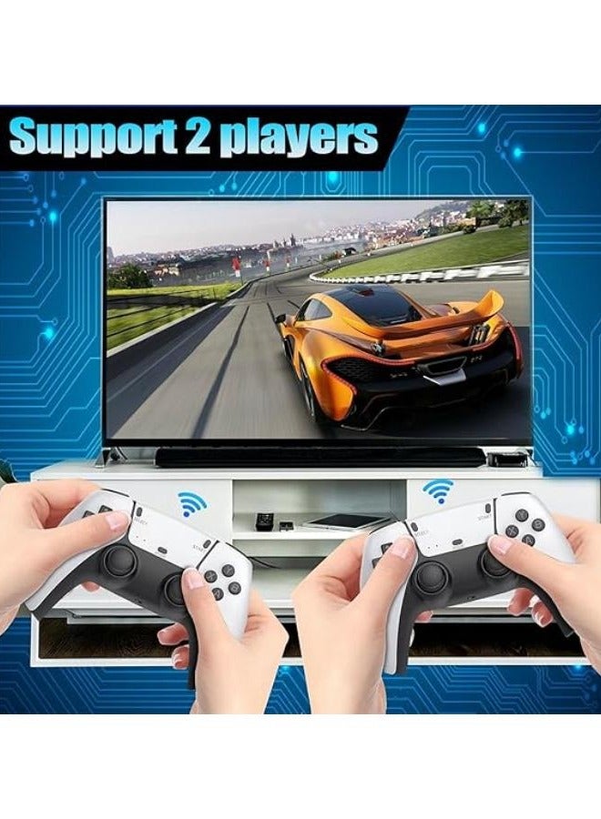 اليشمك وحدة تحكم ألعاب لاسلكية جديدة M15، أكثر من 20000 لعبة و23 محاكيًا، مع وحدات تحكم ألعاب لاسلكية مزدوجة 2.4 جيجاهرتز، عصا ألعاب تلفزيون HDMI عالية الدقة 4K، هدية مثالية لجميع الأحداث ومحبي الألعاب. - Image 2