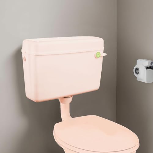 LIPKA Pink Round Flushing Cistern | PVC Flush Tank| Flush Water Tanks For Toilet with 9 Ltr. Capacity - Image 1