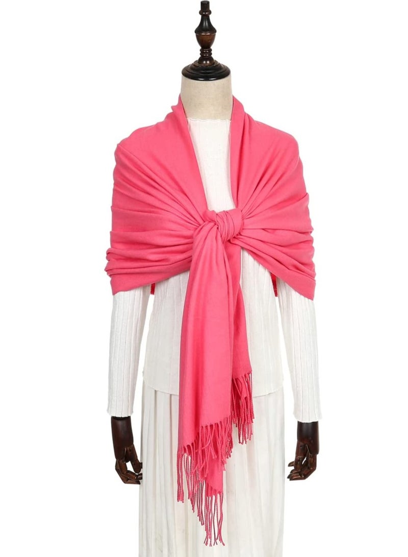 Pashmina Shawls and Wraps for Evening Dresses Scarfs for Women Fall Winter Travel Blanket Scarf Large Warm Scarves - Image 4