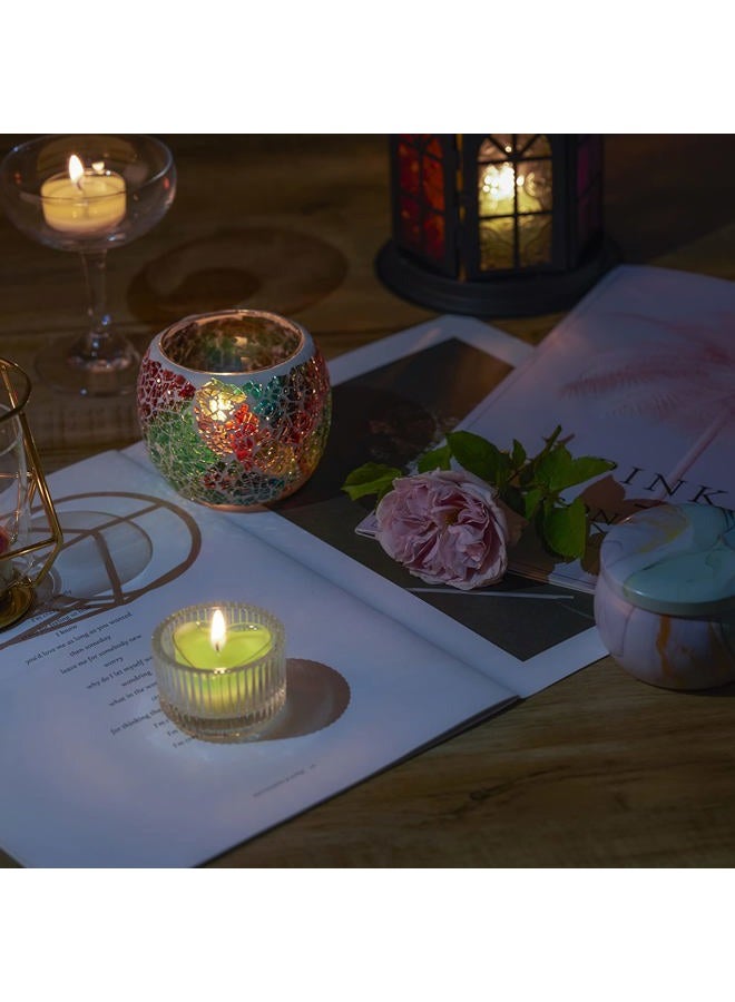 CandMak Tea Light Candle Cups, 50pcs Clear Polycarbonate Plastic Empty TeaLight Mold Tin Container with 50pcs TeaLight Candle Wicks (Square) - Image 5