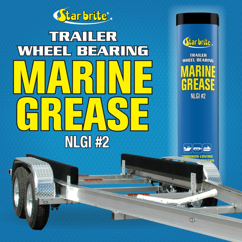 STAR BRITE Marine Grade Wheel Bearing Grease - Ideal for Boat Trailers, Water Pumps, Hinges, Pins, Winches, Anchor Chain Reels - 3 OZ Cartridges 2 Pack (026003) - Image 3