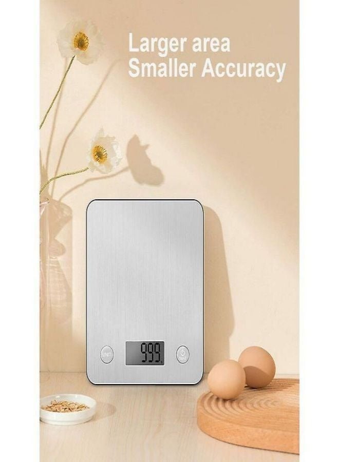 Digital Kitchen Scale Smart Digital Scale Electronic Scale Stainless Steel 1pc - Image 4