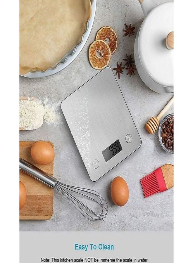 Digital Kitchen Scale Smart Digital Scale Electronic Scale Stainless Steel 1pc - Image 3