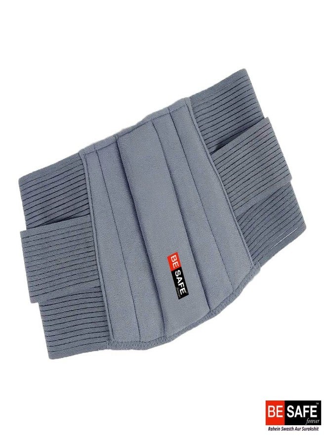 BESAFE Forever Lumbo Sacral Orthopedic LS Support Waist Belt for Lower Back Pain, LSBG03, Grey, L - Image 3