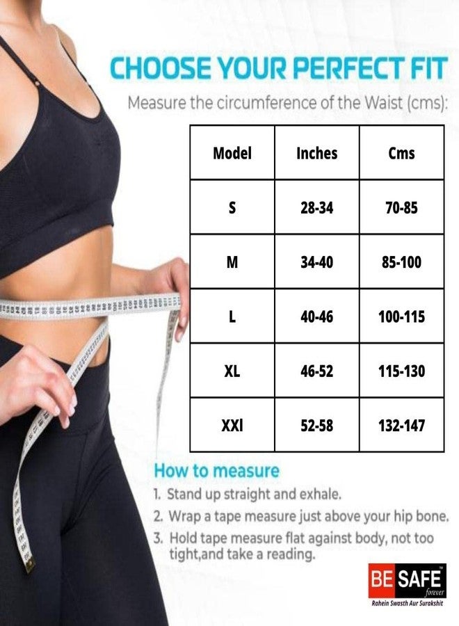 BESAFE Forever Lumbo Sacral Orthopedic LS Support Waist Belt for Lower Back Pain, LSBG03, Grey, L - Image 5