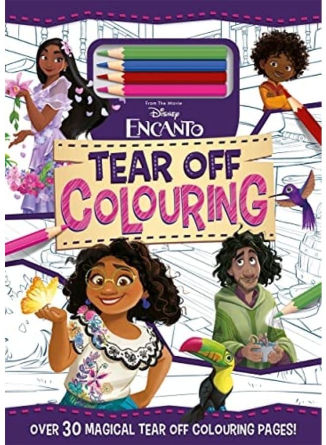 Disney Encanto: Tear Off Colouring (paperback)