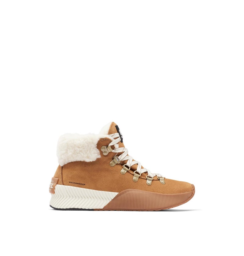 Sorel Women's Out N About LLL Conquest Waterproof - Camel Brown, Black - 7 - Image 5