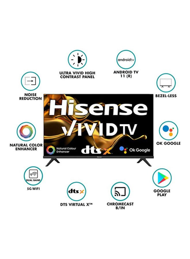 Hisense 43" T2 Smart TV 43A4G Black - Image 2
