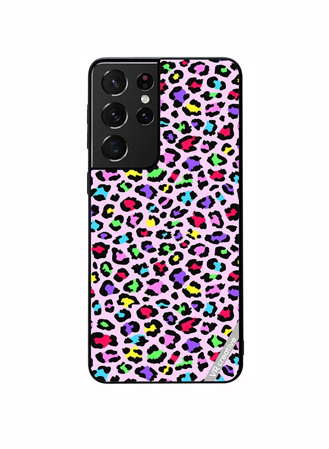 VR CREATIVE Protective Case Cover For Samsung Galaxy S21 Ultra 5G Mix Pattern Design Multicolour - Image 1