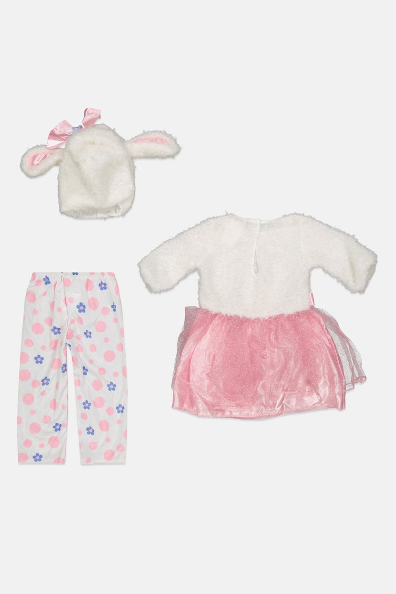 Rubies Toddlers Girl Little Lamb Costume, Multicolor - Image 3