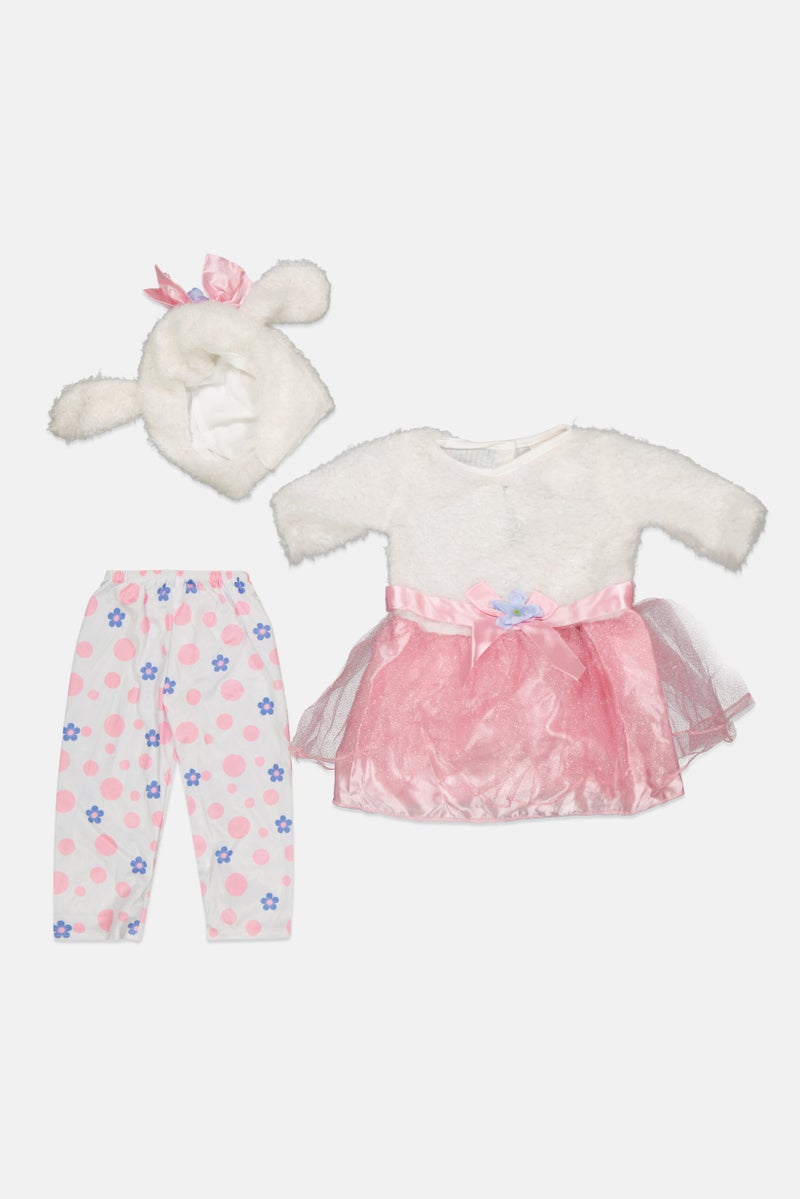 Rubies Toddlers Girl Little Lamb Costume, Multicolor - Image 2