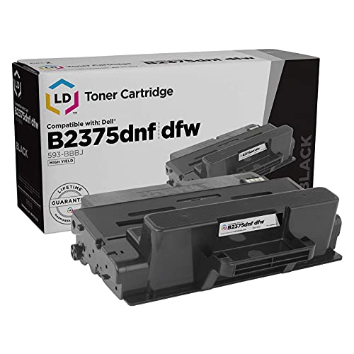 LD Products Toner Cartridge Compatible with Replacement for Dell B2375 593-BBBJ (Single Black) Compatible with The Following Dell Printers B2375dfw, Dell B2375dnf - Image 1