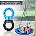 PACEARTH Swing Swivel 35KN Breaking Strength 360 Rotator Safety Rotational Device Hanging Accessory for Rock Climbing Hanging Hammock Web Tree Swing Aerial Dance Childrens Swing Spinner Hanger - Image 4