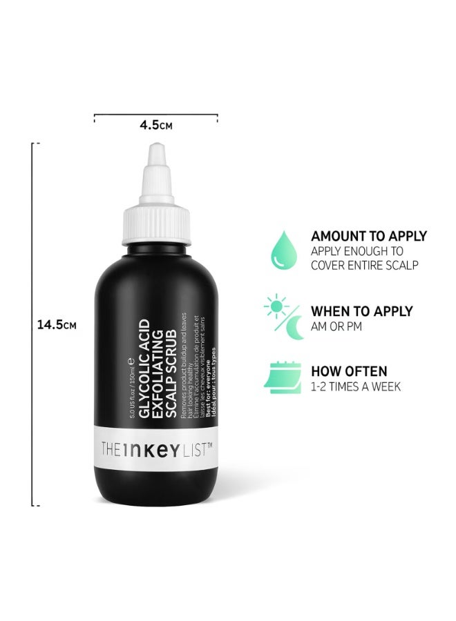 The INKEY List Glycolic Acid Exfoliating Scalp Scrub 150ml - Image 4