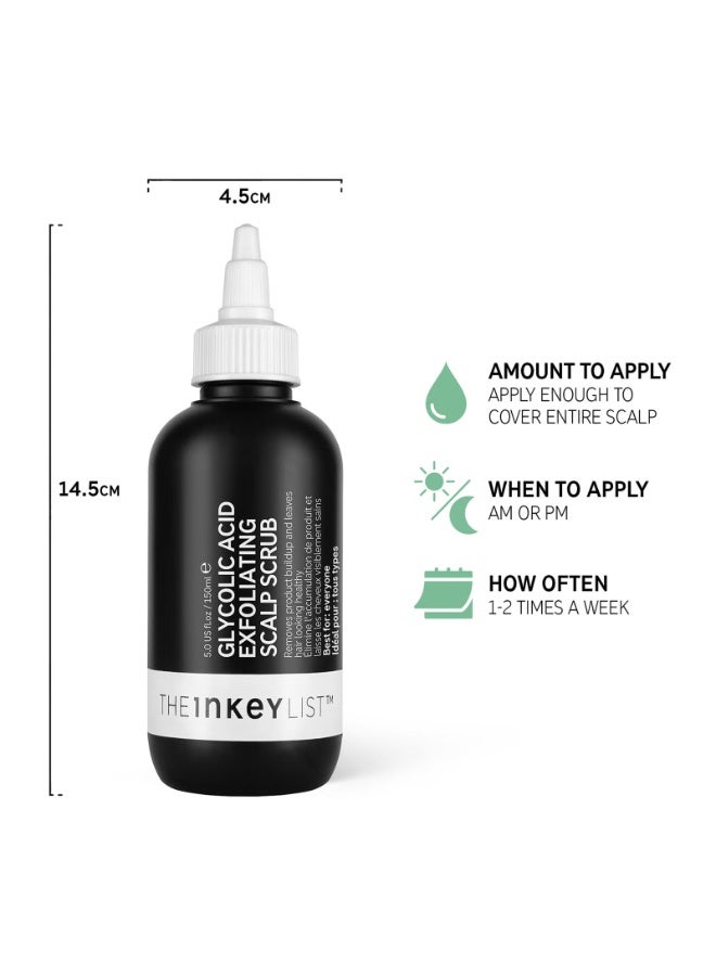 The INKEY List Glycolic Acid Exfoliating Scalp Scrub 150ml - Image 2