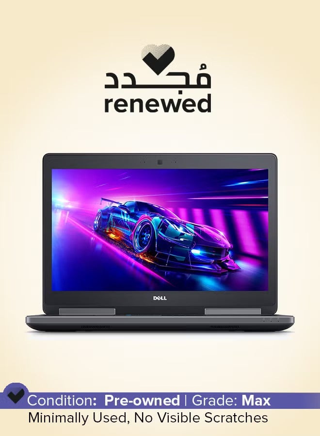 DELL Renewed - Precision 7520 Laptop With FHD 15.6-Inch Display,Intel Core i7/6th Gen/Dual Core/16GB RAM/512GB SSD 4GB Graphics/Intel HD Graphics/Windows 10 English Black English black - Image 1