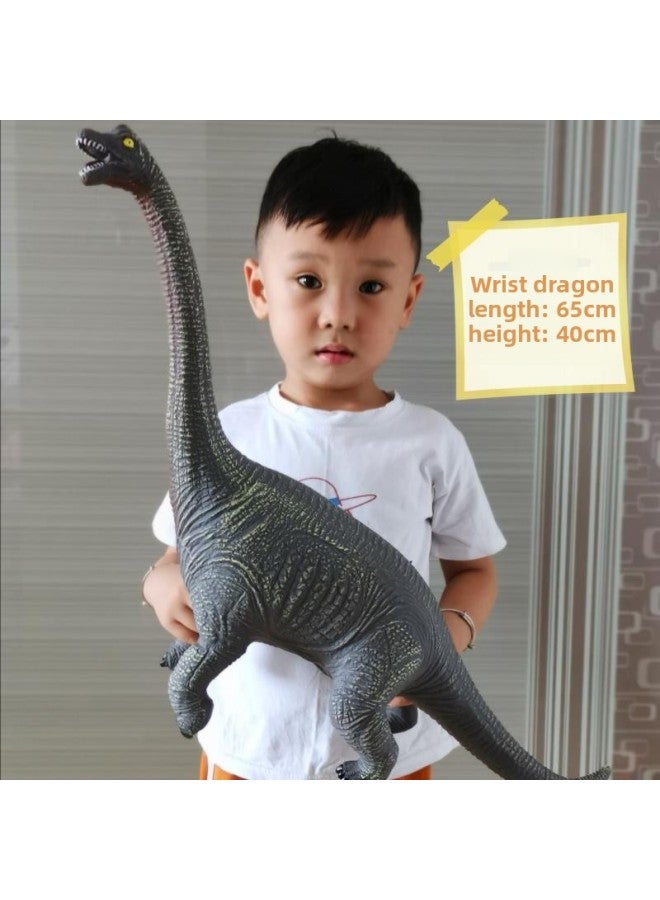 Factory Direct Supply Of Dinosaur Toy Model Simulated Animal Large Soft Rubber Model Gift Ornaments Triceratops Tyrannosaurus Rex 