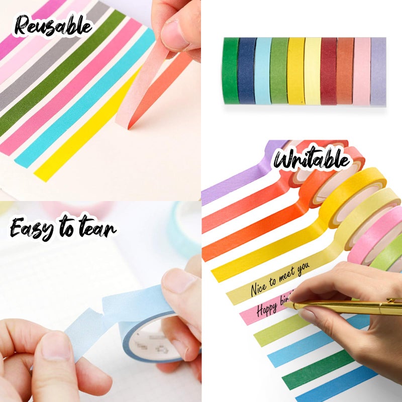Tugle Kid Scrapbook Photo Album Hard Cover DIY Photo Album for Kids Instant Camera Print Paper with DIY Accessories (Black) - Image 3