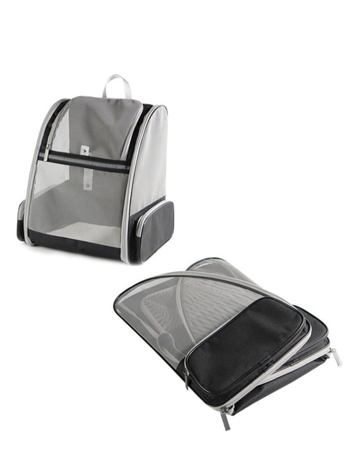 Pet Supplies Cat Backpack，Pet Carrier Backpack for Small Dogs Carrier with Ventilated Design，Pet Cat Bag Carrier with Washable Pad for Travel Hiking Outdoor（Black) - Image 3