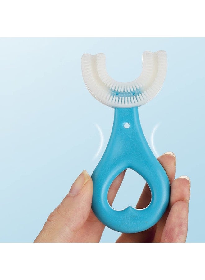 klarako 3Pcs Kids U- Shaped Toothbrush Manual Toothbrush Tooth Cleaner Oral Cleaning Brushes Baby Supplies For Kids Children Babies Infants Toddlers - Image 4