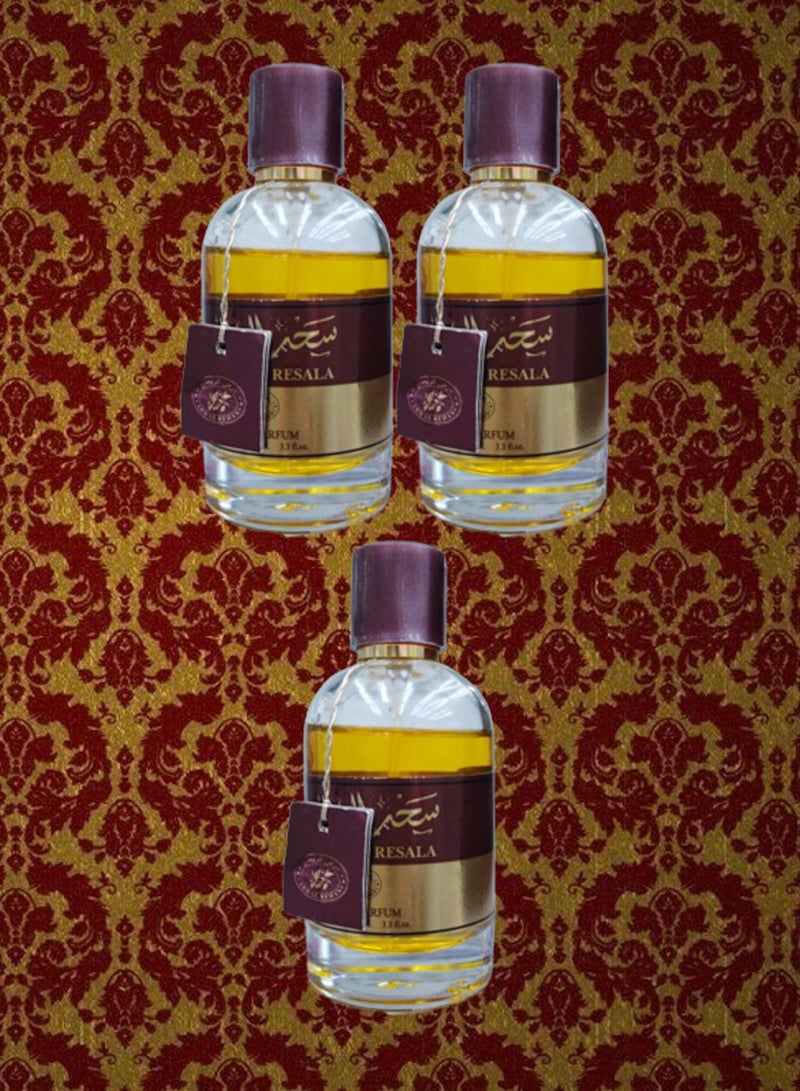 أرض الريحان 3 قطع عطر سحر الرساله 100 مل EDP - Image 1