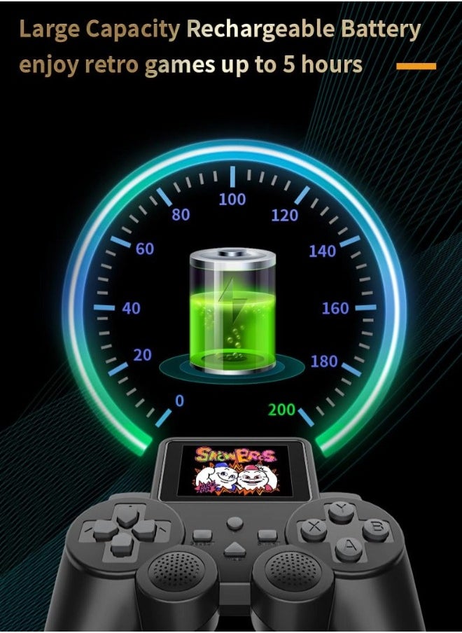 ShebSheb - 520-in-1 Retro Handheld Game Console,Portable Handheld Gaming Console,Classic Video Games with AV TV Out for Kids - Image 1