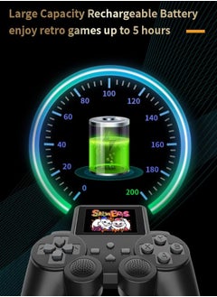 ShebSheb 520-in-1 Retro Handheld Game Console,Portable Handheld Gaming Console,Classic Video Games with AV TV Out for Kids  - Image 4
