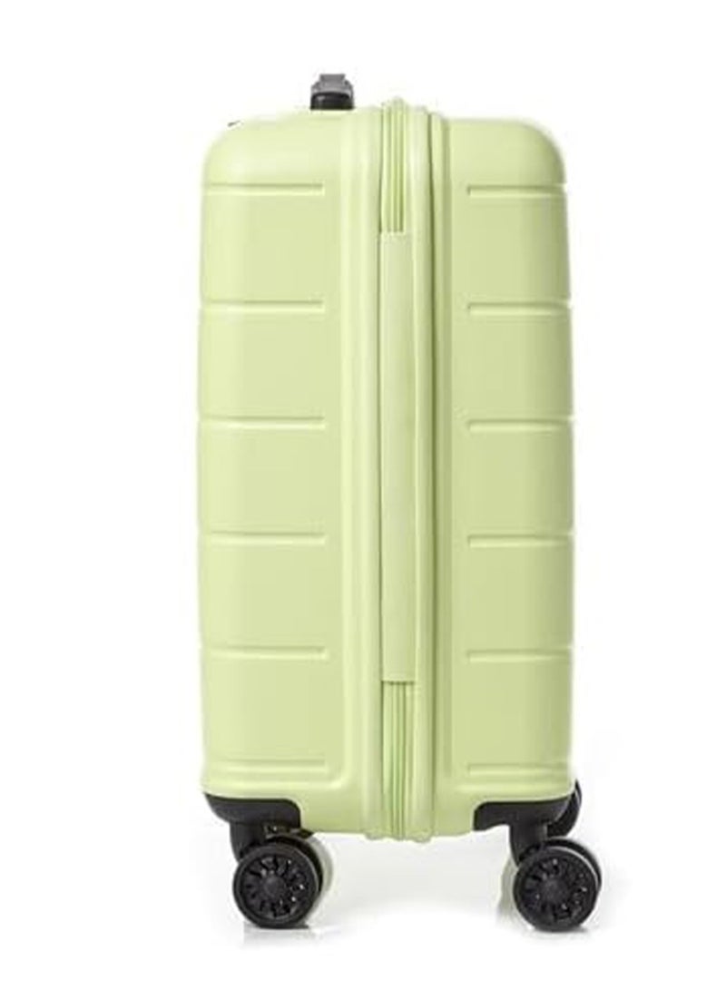 AMERICAN TOURISTER Hundo Suitcase, Cabin Size 55 cm / 20 inch, 4 Spinner Wheels, Hard Top, Polypropylene, Frozen Matcha|DuoSaf™ Security Zipper|Spacious Interior|Lightweight|TSA Combination Lock - 3 Years International Warranty - Image 3